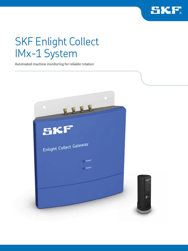 Broszura SKF Enlight Collect IMx-1 System